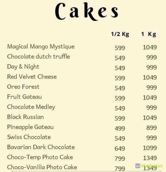 Update 71+ cake world velachery menu best - awesomeenglish.edu.vn