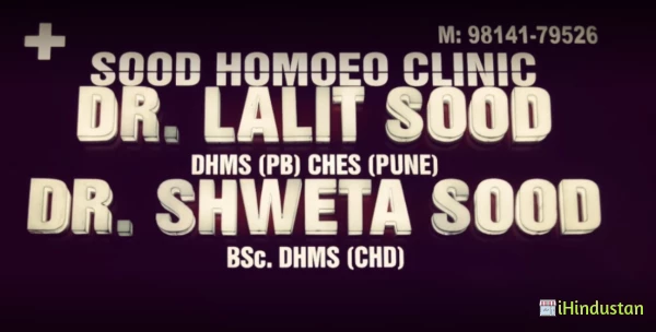 Dr Lalit Sood - Homoeopathic Clinic Ludhiana