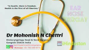 Dr Mohonish N Chettri, (ENT Specialist)