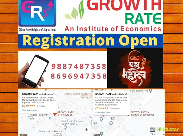 GROWTH RATE an Institute of Economics