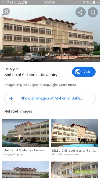 Mohanlal Sukhadia University Udaipur