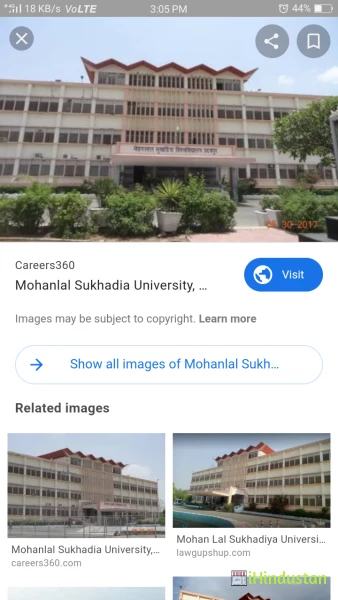 Mohanlal Sukhadia University Udaipur