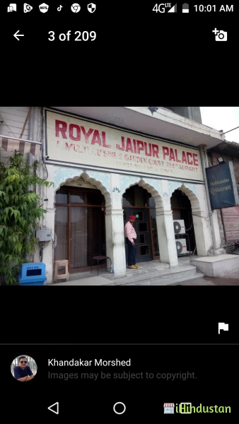 Royal  Jaipur palace restaurant
