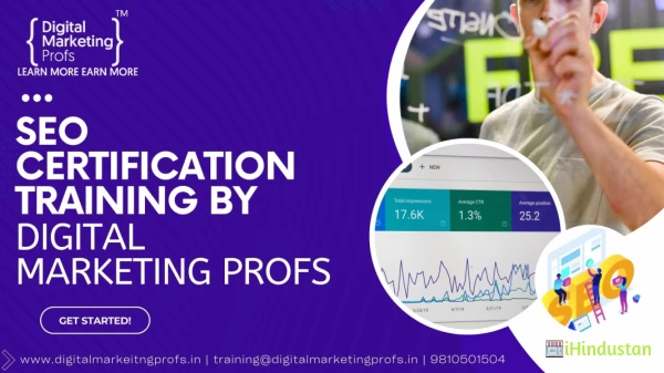 SEO Certification Training by Digital Marketing profs