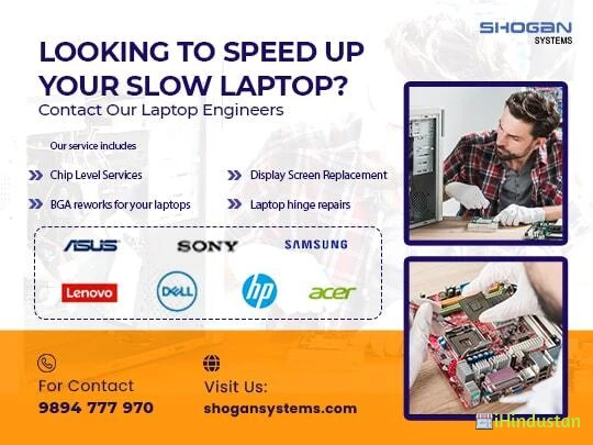 Shogan Systems Laptop Service Center in Coimbatore