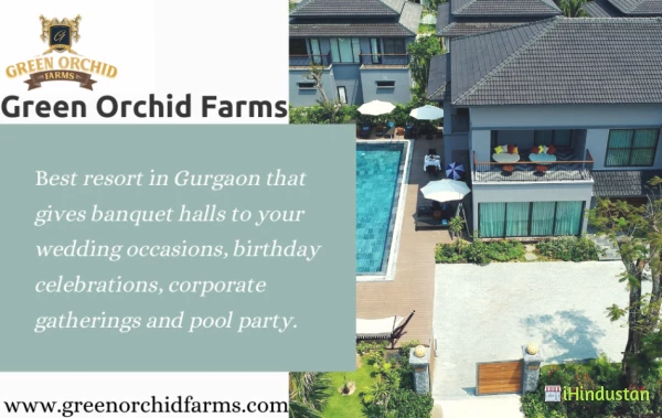 Book the best resort in Gurgaon for parties and social events